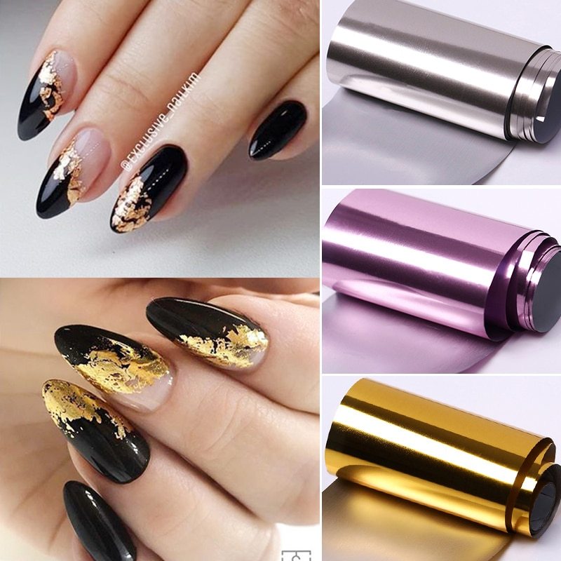 Nail Star paper rose gold transfer sticker Nail Star paper rose gold transfer sticker